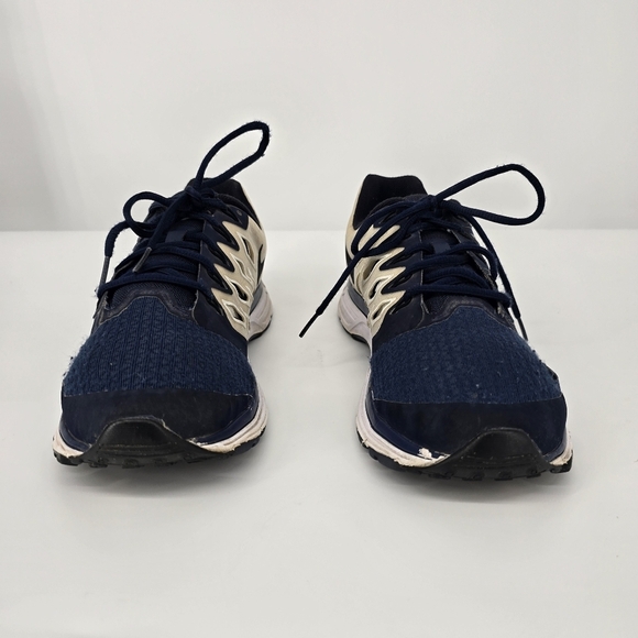 Nike Shoe Men 11 Air Zoom Structure 18 Running Sneakers 659373 401 Blue - Picture 2 of 8